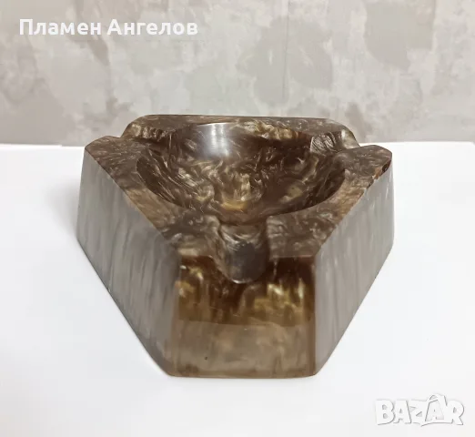 Ретро колекционерски пепелник от Каталин, Бакелит Лава Поток. , снимка 3 - Антикварни и старинни предмети - 55782517
