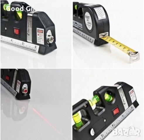 Лазерен нивелир Pro3 с ролетка, снимка 8 - Измервателни инструменти - 34705902