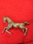 СТАРА МЕТАЛНА ФИГУРА на ГАЛОПИРАЩ КОН БЯЛ БРОНЗ РЪЧНА ХУДОЖЕСТВЕНА МАЙСТОРСКА ИЗРАБОТКА 17049, снимка 1