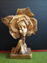 Декоративна статуетка Африканка, снимка 1 - Статуетки - 36195831