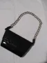 ЕСТЕСТВЕНА КОЖА малка черна италианска чанта, снимка 4