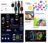 Zeblaze Btalk Smartwatch, 1,86 HD сензорен екран, Bluetooth разговори,Водоустойчив IP68. Оранжев НОВ, снимка 13