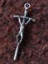 Старо сребърно кръстче 50866, снимка 3