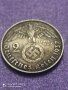 2 Марки 1937година сребро Трети Райх

, снимка 1