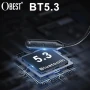 OBEST BT5.3 Мотоциклетни Bluetooth слушалки, комплект за каска, снимка 2