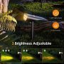 Нови 2бр. Водоустойчиви Слънчеви светлини лампи за градина пътека /Многоцветни , снимка 4