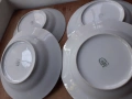 Български порцелан четири чинии, снимка 4
