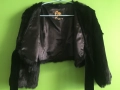 Болеро тип пелерина от истинска заешка кожа, марка LINNE, размер L, снимка 3