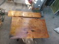 Дървена маса с пейка, снимка 6