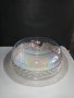 Стъклен поднос за торта/кекс с капак, снимка 4
