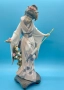 Lladro Spain Japanese Geisha “Teruko” w/ Folded Parasol “Гейшата”, снимка 12