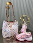 Louis Vuitton Gucci Комплект Дамска Чанта и Дамски Маратонки - Различни Цветове И Модели Код SK409, снимка 7