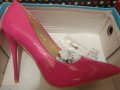 обувки на висок ток цвят фуксия, снимка 3