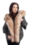 Зимно дамско яке с качулка 4070, яка от изкуствен косъм, снимка 3