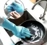 2 броя Силиконови ръкавици за домакинска употреба , снимка 9