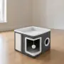 Котешка къщичка 2 в 1 с драскалка и легло, снимка 2