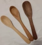 Дървени издълбани бъркалки 3 броя. , снимка 7
