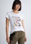 Оригинална дамска тениска, LİU JO, WHITE WALKING AROUND, снимка 1 - Тениски - 41317961