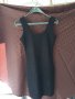 черна рокля с цип еластична , снимка 1 - Рокли - 34711159