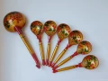 Руски антикварни дървени лъжици , снимка 2