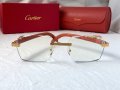 Cartier висок клас слънчеви очила Мъжки Дамски слънчеви с дървени дръжки, снимка 5