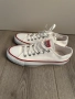Дамски обувки кецове Converse стил – бели, нови, размер 38, снимка 3