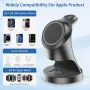 Csspew 3 в 1 магнитно безжично зарядно за Apple устройства, 15W, черно, снимка 4