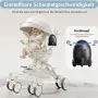 Люлка за количка с Bluetooth, презареждаща се, регулируема интензивност на люлеене, снимка 3
