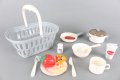 ✨Детска кошница с посуда и хранителни продукти, снимка 1 - Играчки за стая - 41804281
