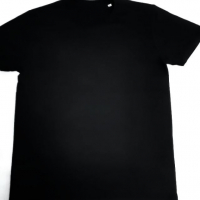 Черни тениски унисекс органичен памук, снимка 1 - Тениски - 36142751