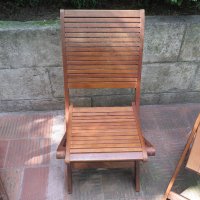 Classic Teak Folding Chairs,сгъваем стол, тиково дърво,градинска мебел, снимка 4 - Столове - 41352169