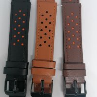 Кожени каишки за Samsung Watch, Huawei 20 mm, снимка 6 - Смарт гривни - 35879116