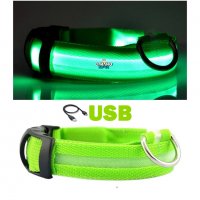 Светещ нашийник/флашер за куче със зареждане чрез USB Светещи кучешки нашийници/флашери, снимка 3 - За кучета - 35995793