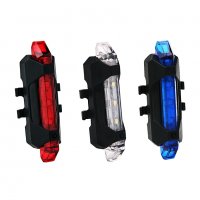 LED - USB Стоп , Фенер , светлоотразител за Велосипед , колело - 3 цвята, снимка 3 - Аксесоари за велосипеди - 24616947