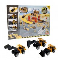 Детска строителна площадка(Паркинг-Писта)за строителни машини , снимка 1 - Коли, камиони, мотори, писти - 39425391