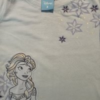Блуза "Замръзналото кралство' на DISNEY , снимка 4 - Бебешки блузки - 42412103