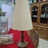 Красива антикварна френска бронзова нощна лампа , снимка 1 - Антикварни и старинни предмети - 41489757