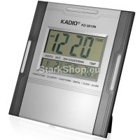 Часовник KADIO-3810N с температура, аларма и календар, снимка 2 - Друга електроника - 41379049