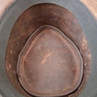 Каубойска шапка Естествена кожа Сребристи катарами, снимка 8 - Шапки - 41883538