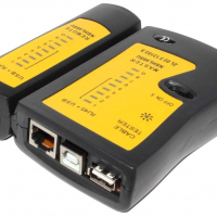 Тестер за LAN кабели, Jakemy JM-486AL, с LED фенер, Черен, снимка 2 - Други инструменти - 36362934