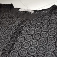 Черна дамска блуза , снимка 2 - Блузи с дълъг ръкав и пуловери - 40575358