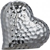 Настолно керамично декоративно релефно сърце, 11х5,5х12 см, снимка 3 - Романтични подаръци - 39468368