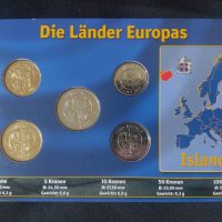 Исландия 2005-2011 - Комплектен сет от 5 монети, снимка 2 - Нумизматика и бонистика - 44482980