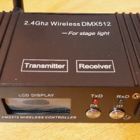 Продавам Wireless DMX Transmitter led moving head par RCF fbt EV Shure, снимка 2 - Друга електроника - 42093896