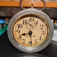 Стар Немски Механичен Часовник Будилник Junghans , снимка 6 - Антикварни и старинни предмети - 44837304