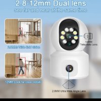 НОВА Camera 4K dual lens wifi  / Камера / Бебефон , снимка 7 - HD камери - 41449659