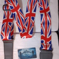 UK Flag колан за китари, снимка 4 - Китари - 41558865