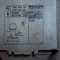 Филипс баластен дросел за лампи - PHILIPS BSX 400L 08 400W, снимка 7 - Други - 36071889