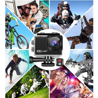 Спортна камера 4K/60fps с функция EIS стабилизация на образа и WiFi 170 градуса /SPK067/, снимка 7 - Камери - 44513468