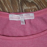 Розова тениска топ Bershka M-6лв.НАМАЛЕНИЕ, снимка 2 - Корсети, бюстиета, топове - 40208317